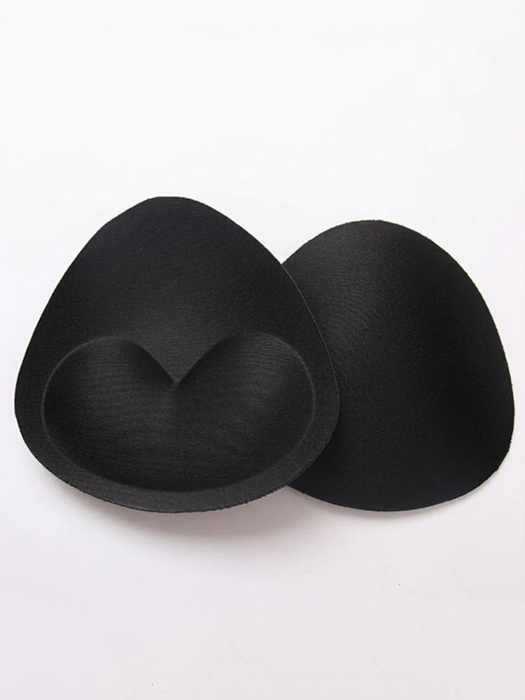 1Pair Sponge Push Up Bra Pads Set for Women Invisible Insert Swimsuit Bikini Breast Enhancers Chest Cup Pads Accessories