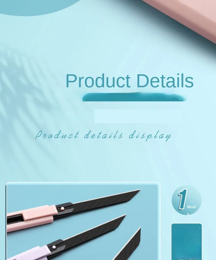 Multifunction Portable Utility Knife W/ Blade Pocket Craft Wrapping Box Paper Envelope Cutter Letter Opener Student Art Supplies
