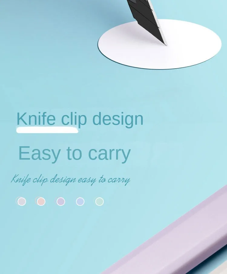 Multifunction Portable Utility Knife W/ Blade Pocket Craft Wrapping Box Paper Envelope Cutter Letter Opener Student Art Supplies