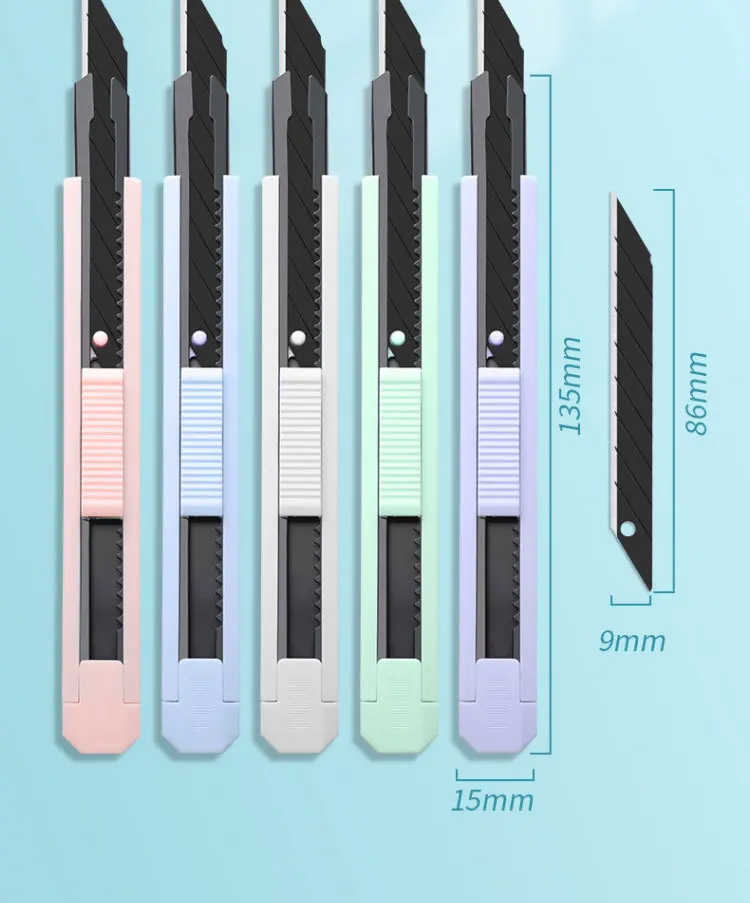 Multifunction Portable Utility Knife W/ Blade Pocket Craft Wrapping Box Paper Envelope Cutter Letter Opener Student Art Supplies