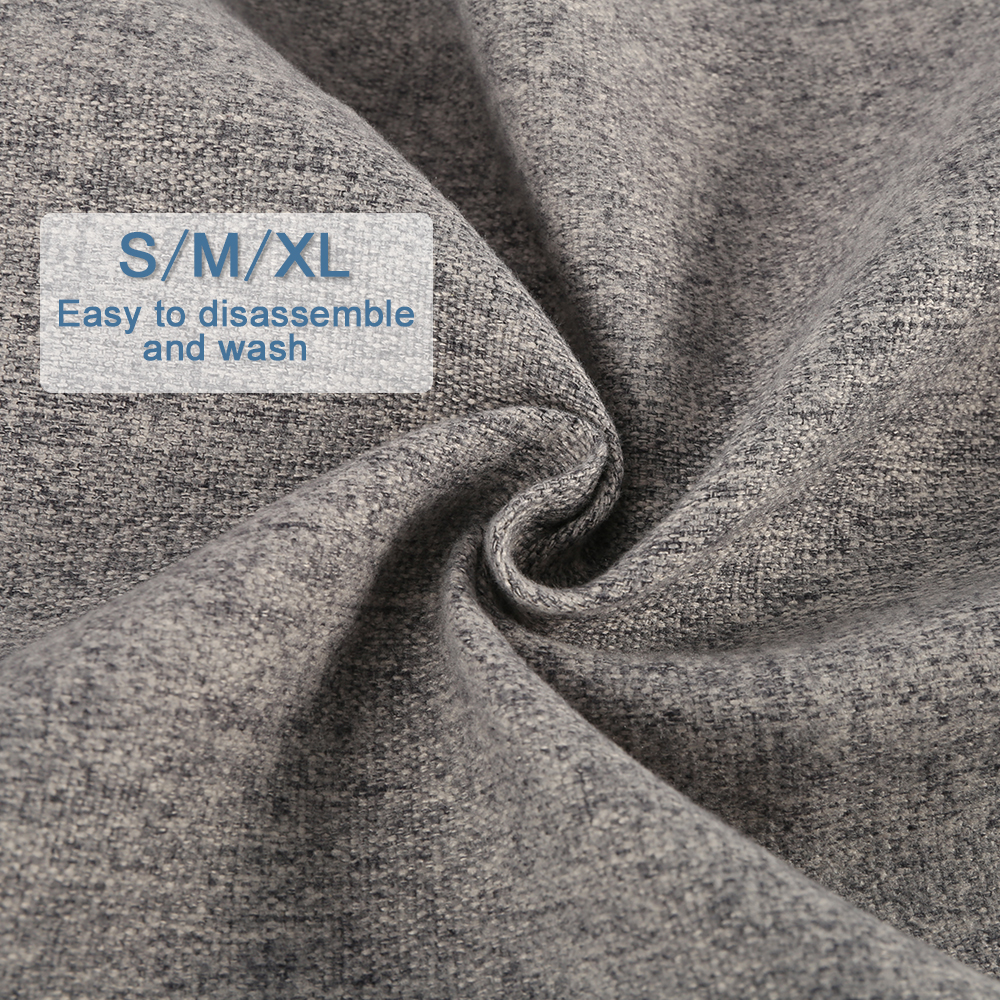 Large Small Lazy Sofa Cover Chairs Without Filler Linen Cloth Lounger Seat Bean Bag Pouf Puff Couch Tatami Living Room