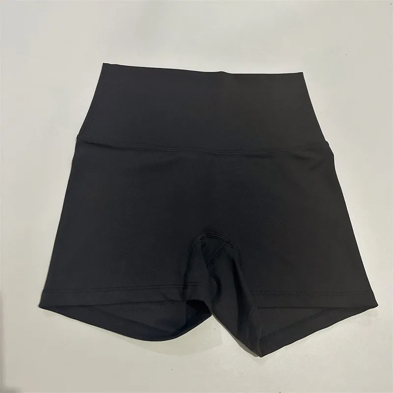 Solid Color High Waist Yoga Ultrashort Leggings Soft Women Gym Athletic Tight Sport Short Compression Comprehensive Training Jog