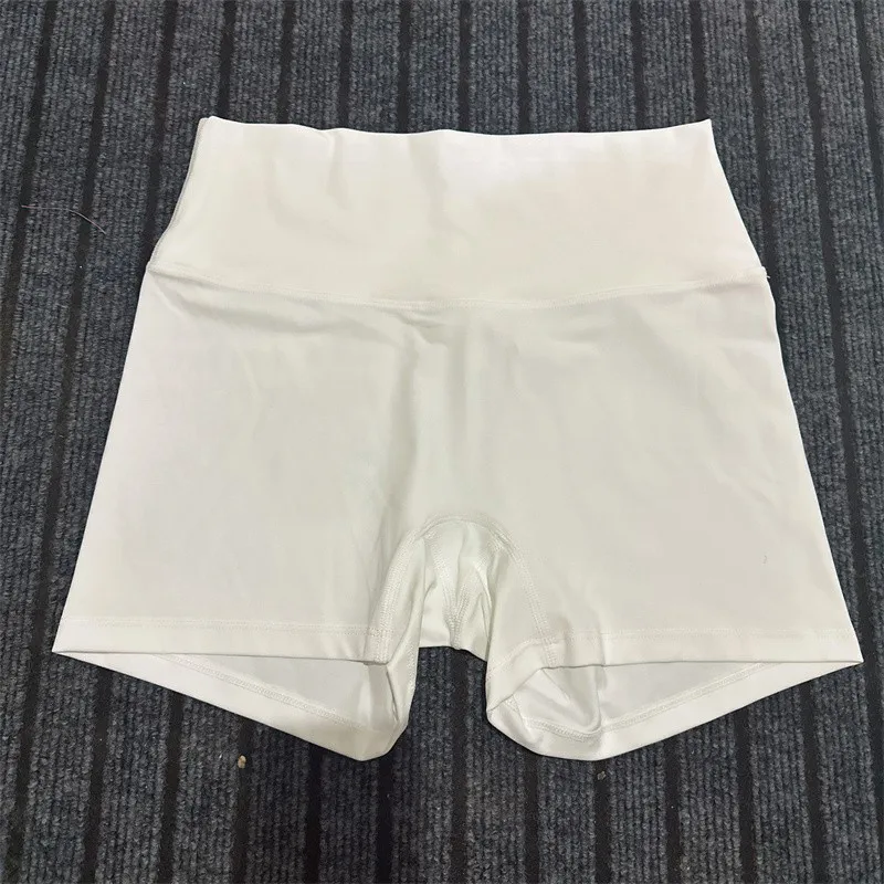 Solid Color High Waist Yoga Ultrashort Leggings Soft Women Gym Athletic Tight Sport Short Compression Comprehensive Training Jog