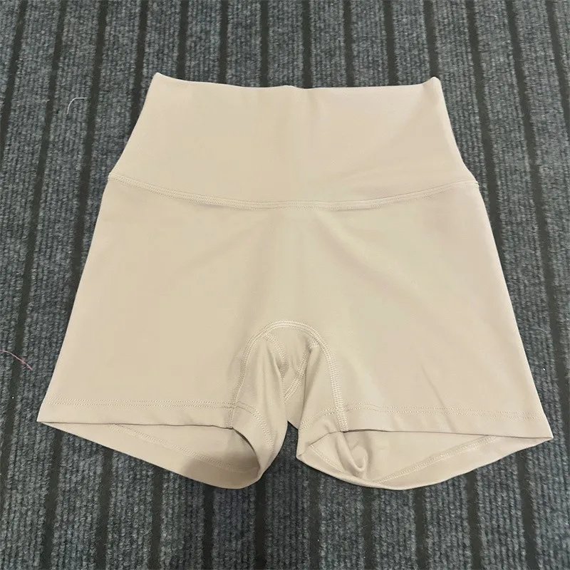 Solid Color High Waist Yoga Ultrashort Leggings Soft Women Gym Athletic Tight Sport Short Compression Comprehensive Training Jog