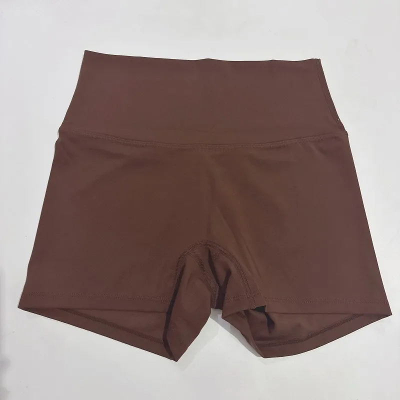 Solid Color High Waist Yoga Ultrashort Leggings Soft Women Gym Athletic Tight Sport Short Compression Comprehensive Training Jog
