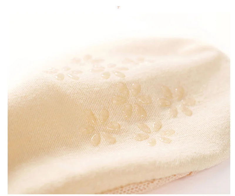 5 Pairs/Lot Socks Women's Ankle Short No-Show Invisible Foot Summer Thin Cotton Set White Low Cut Boat Lace Silicone Non-Slip