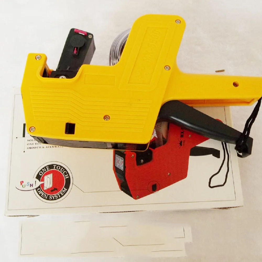 Retail 1 Roll 500 Pcs Multiple Color Price Tag Paper Price Tag Gun Sticker Shop Store Price Mark Sticker Adhesive Price Lable