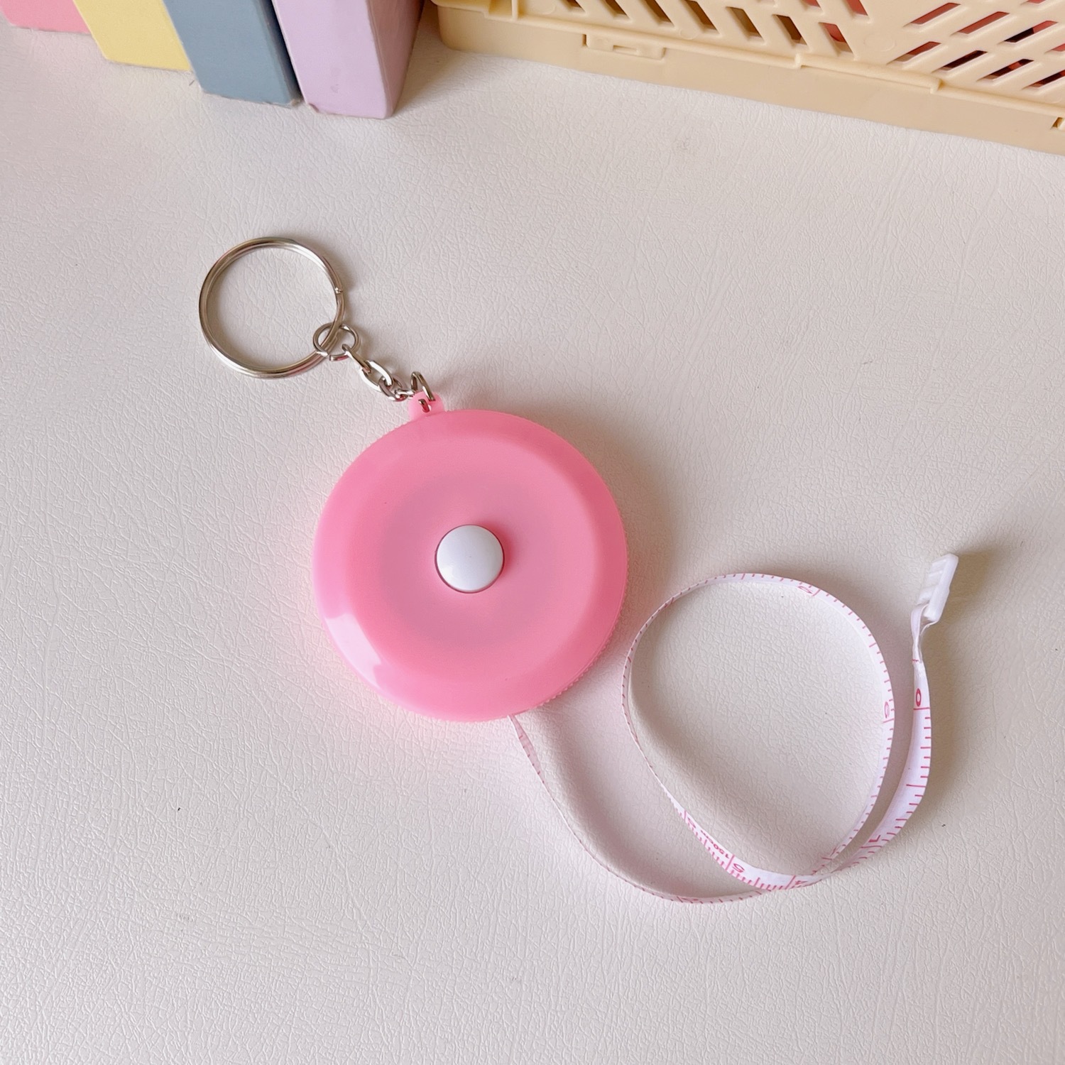 1 Pc 1.5m Portable Retractable Ruler Mini Tape Measure Sewing Leather Ruler Children Height Ruler Centimeter Inch Roll Tape