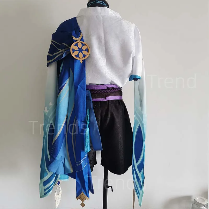Wanderer Cosplay Costume Full Set with Hats Scaramouche Cosplay Costume Balladeer Cosplay Kimono Halloween