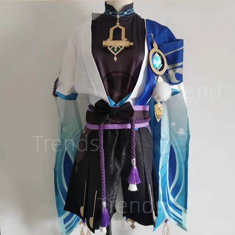 Wanderer Cosplay Costume Full Set with Hats Scaramouche Cosplay Costume Balladeer Cosplay Kimono Halloween