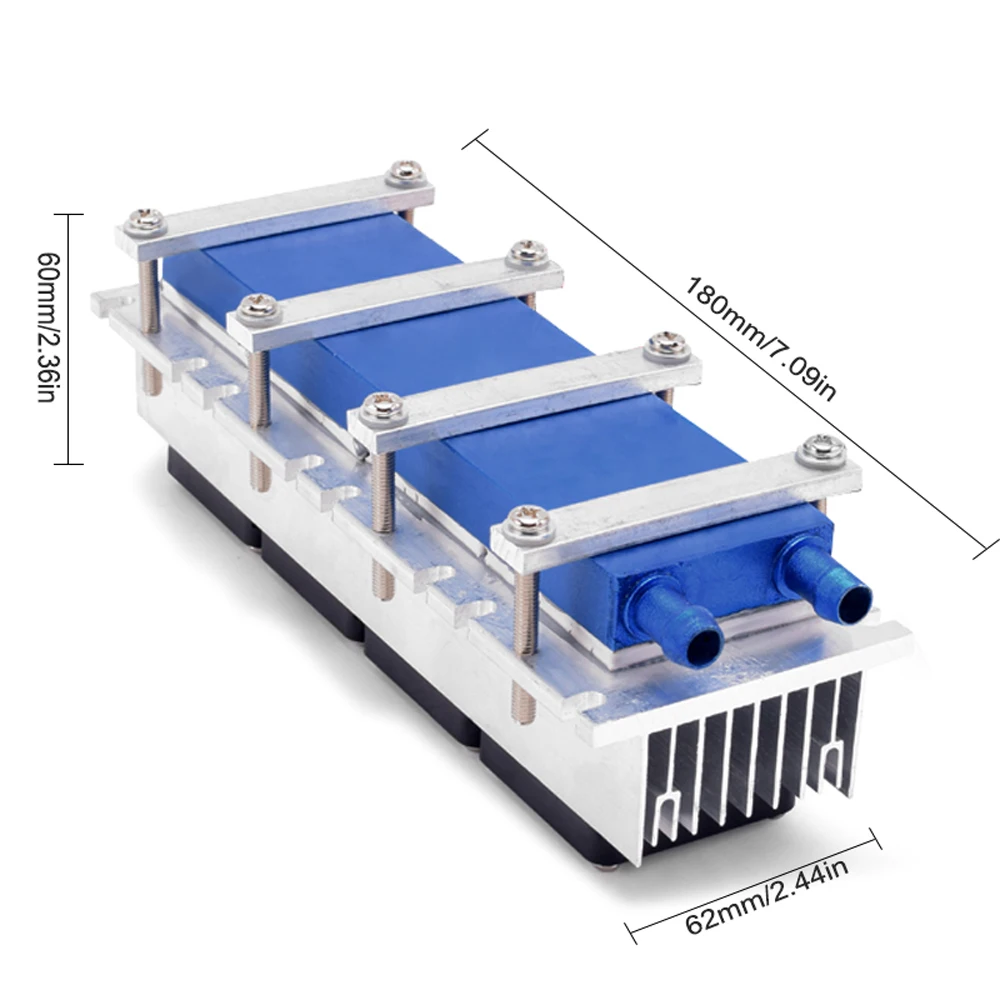 288W/144W Thermoelectric Peltier Refrigeration Cooler 12VDC 30A/15A Semiconductor Cooling System DIY for Air Conditioning Fan