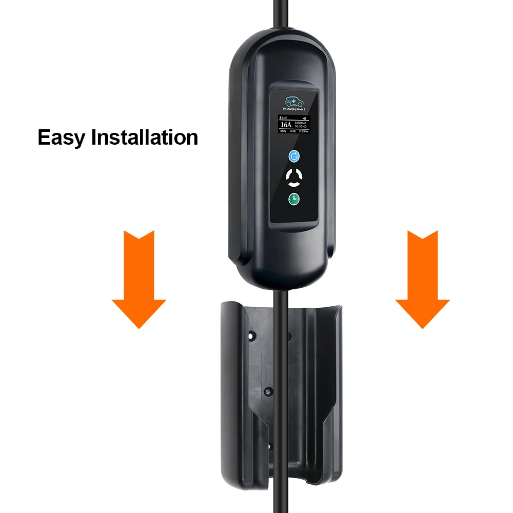 Electric Vehicle Charger Control Box Holder EV Charging Wallbox Holder Easy Install ABS Plastic