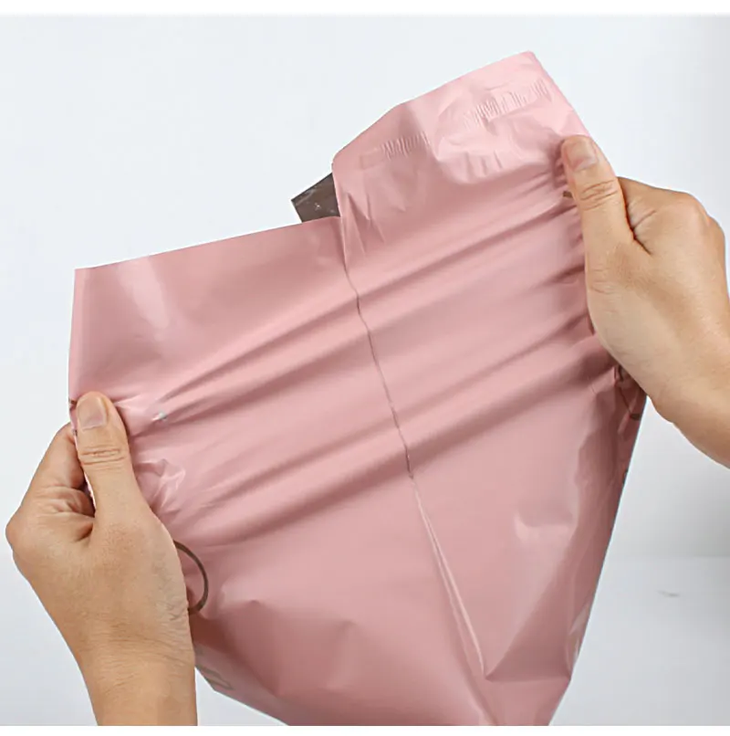 INPLUSTOP Pink Poly Express Mailing Pouch THANK YOU Clothing Opaque Courier Parcel Bag Envelope Logistics Storage Bags