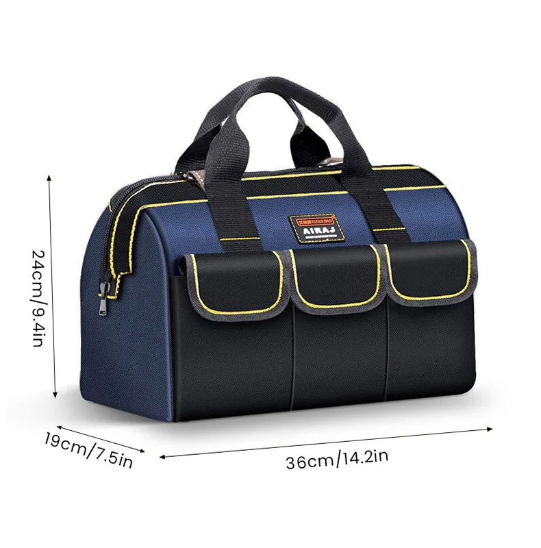 AIRAJ 1680D Multifunctional Tool Bags Oxford Cloth Electrician Bags Waterproof and Wear-Resistant High Capacity Storage Bags