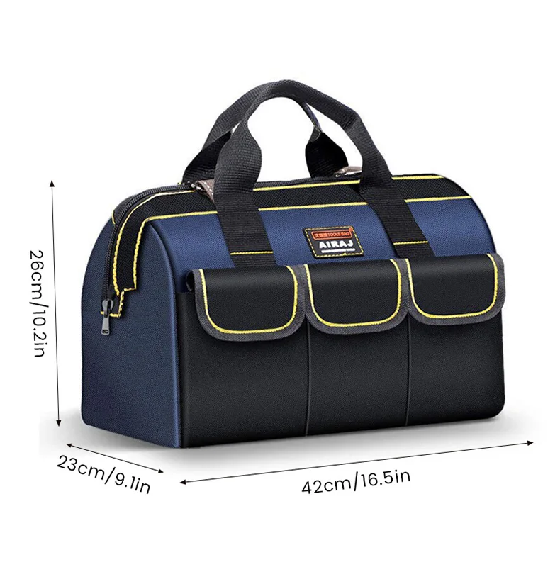 AIRAJ 1680D Multifunctional Tool Bags Oxford Cloth Electrician Bags Waterproof and Wear-Resistant High Capacity Storage Bags