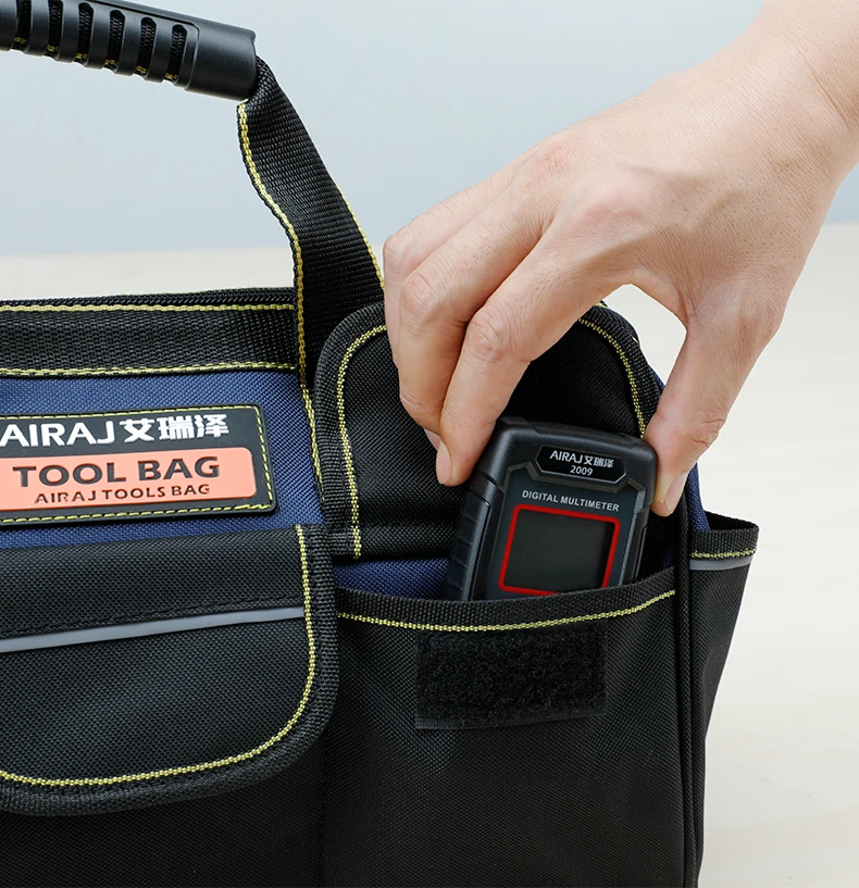 AIRAJ 1680D Multifunctional Tool Bags Oxford Cloth Electrician Bags Waterproof and Wear-Resistant High Capacity Storage Bags