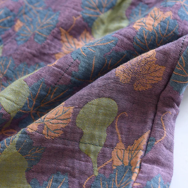 2026 Japanese Summer New Women's Shorts 100% Cotton Vintage Yarn Weaving Printed Sleepwear Thin Loose Pocket Shorts Home Pants