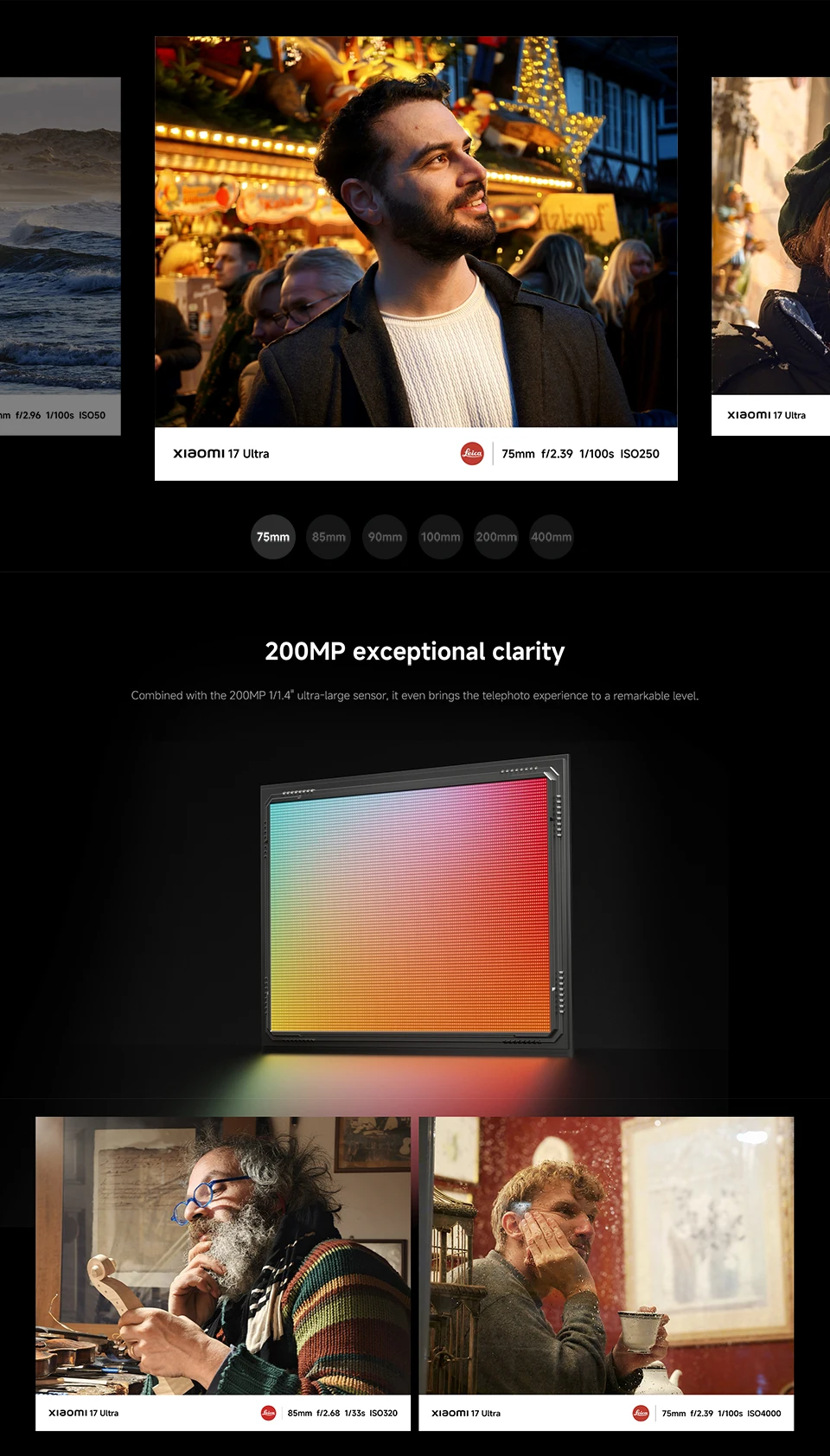 World Premiere Xiaomi 17 Ultra Smartphone 5G Global Version 6.9" OLED Leica Camera 6000mAh Battery Snapdragon® 8 Elite Gen 5 NFC