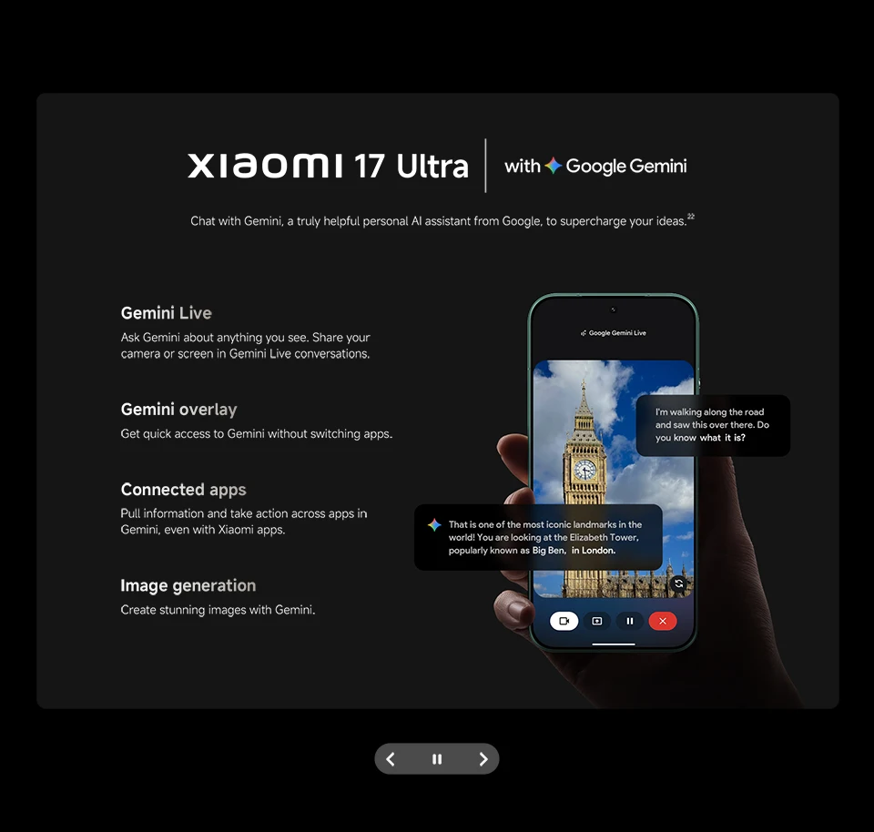 World Premiere Xiaomi 17 Ultra Smartphone 5G Global Version 6.9" OLED Leica Camera 6000mAh Battery Snapdragon® 8 Elite Gen 5 NFC