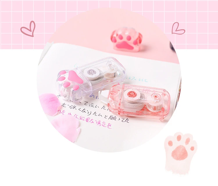 Mr. Paper 3 Style Cute Cat Claw Correction Tape Creative Large Capacity Cute School Supplies Stationery Kawaii Accessories Gifts