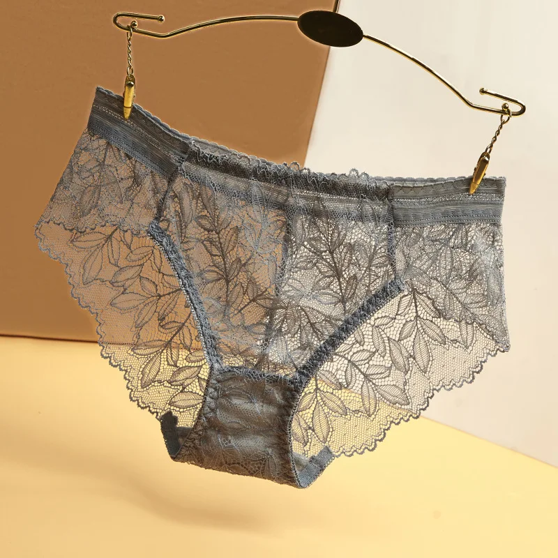 Women's Panties Sexy Lace Underwear Ladies Low-rise Briefs Underpants Girls Geometric Panty Female Lingerie