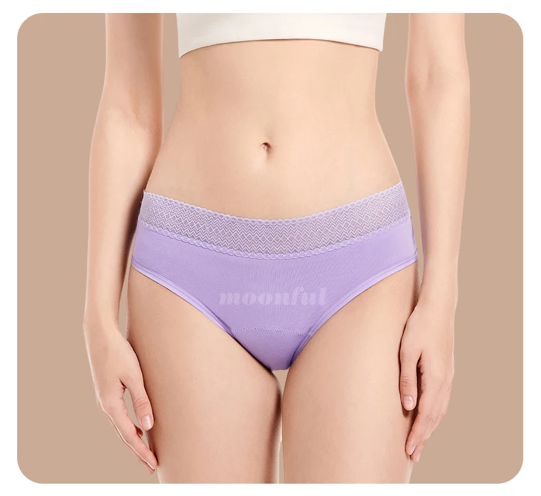 Period Underwear Cotton Menstrual Panties Woman Strong Absorption Underwear Menstrual Brief Leak Proof Menstruation Panties Girl