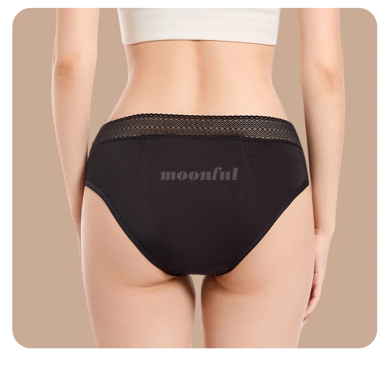 Period Underwear Cotton Menstrual Panties Woman Strong Absorption Underwear Menstrual Brief Leak Proof Menstruation Panties Girl