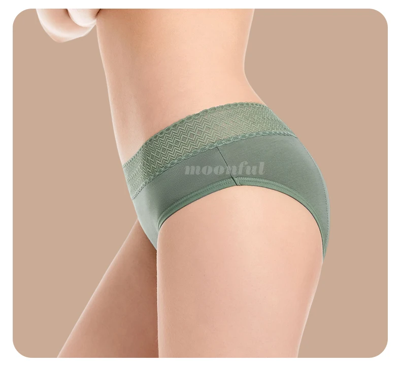 Period Underwear Cotton Menstrual Panties Woman Strong Absorption Underwear Menstrual Brief Leak Proof Menstruation Panties Girl