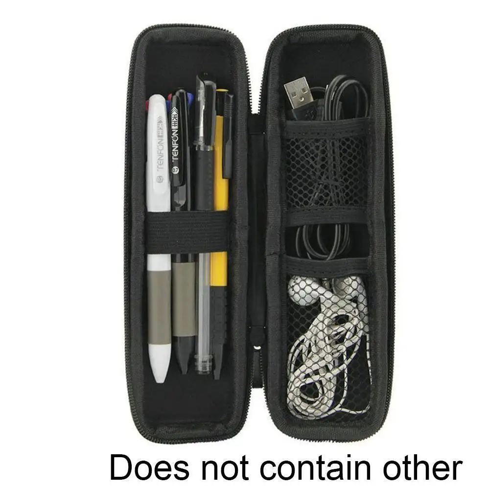 1PC Black EVA Hard Shell Stylus Pen Pencil Case Holder Protective Carrying Box Bag Storage Container for Pen Ballpoint Pen Stylu
