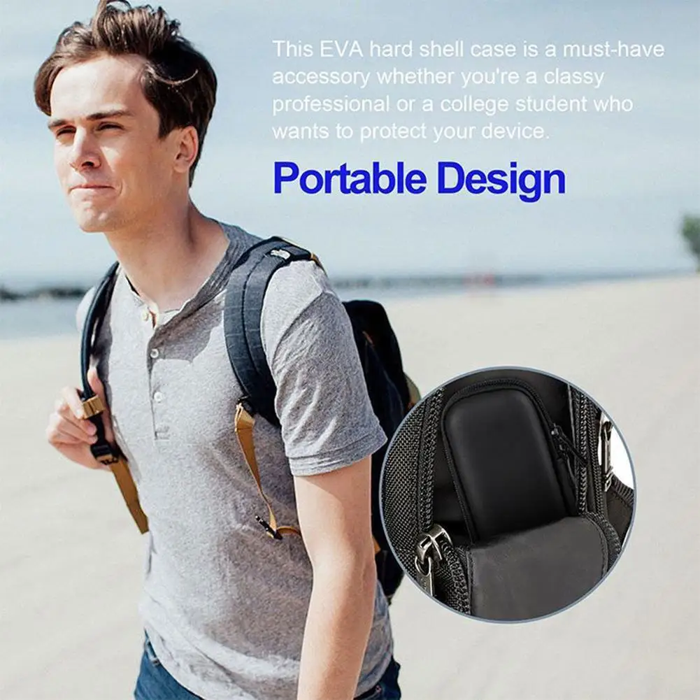 1PC Black EVA Hard Shell Stylus Pen Pencil Case Holder Protective Carrying Box Bag Storage Container for Pen Ballpoint Pen Stylu
