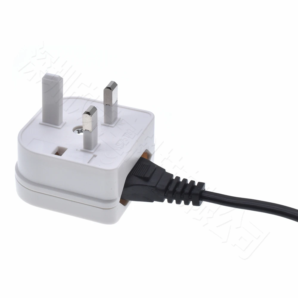 European EU 2Pin to UK 3Pin Power Socket Travel Plug Japan European EU to UK Travel Adapter Electrical Charger Adapter Converter