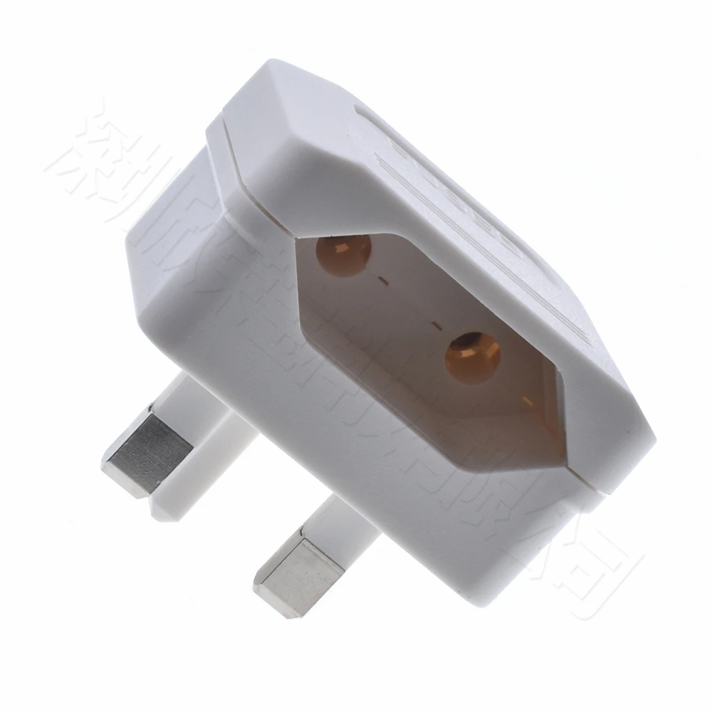 European EU 2Pin to UK 3Pin Power Socket Travel Plug Japan European EU to UK Travel Adapter Electrical Charger Adapter Converter