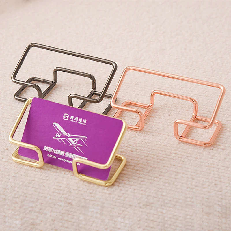 Business Card Holder, Desktop Business Cards Organizer, Office Desk Display Stand, Decorative Gift for Desk