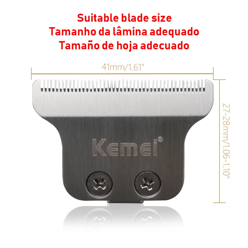 For Kemei KM-5027 1949 5098 9163 5021 Etc. Hair Trimmer Limit Comb Universal Black Guards Hairdresser Hair Cutting Guide
