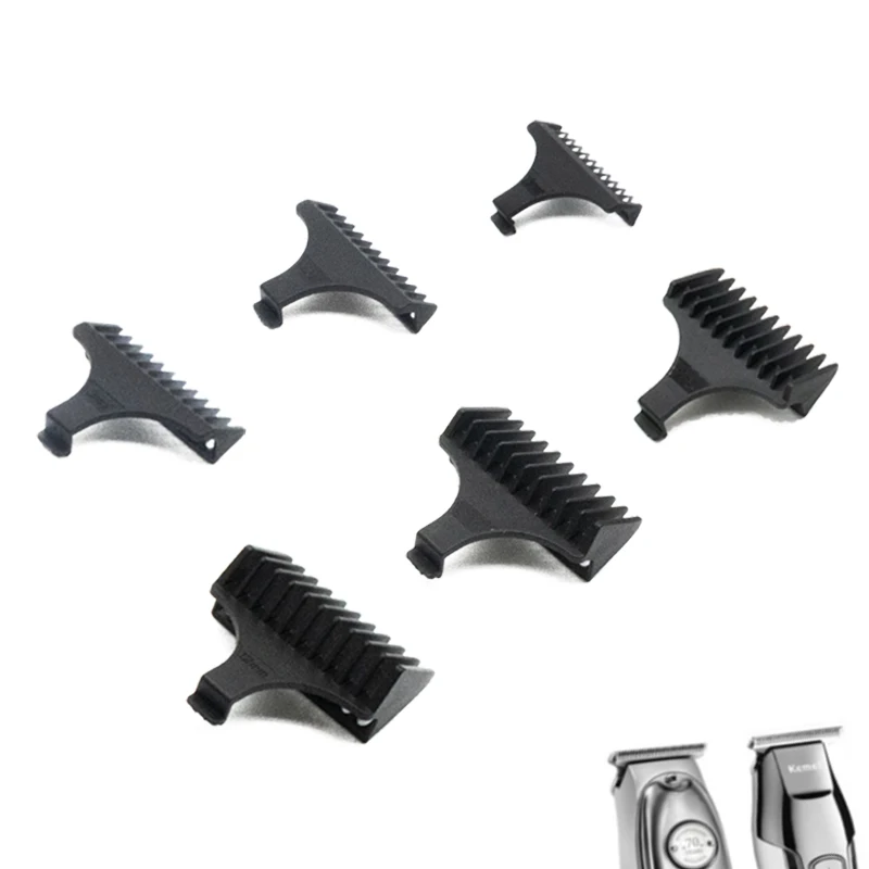 For Kemei KM-5027 1949 5098 9163 5021 Etc. Hair Trimmer Limit Comb Universal Black Guards Hairdresser Hair Cutting Guide