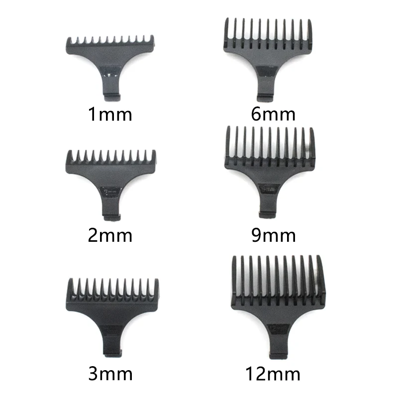 For Kemei KM-5027 1949 5098 9163 5021 Etc. Hair Trimmer Limit Comb Universal Black Guards Hairdresser Hair Cutting Guide
