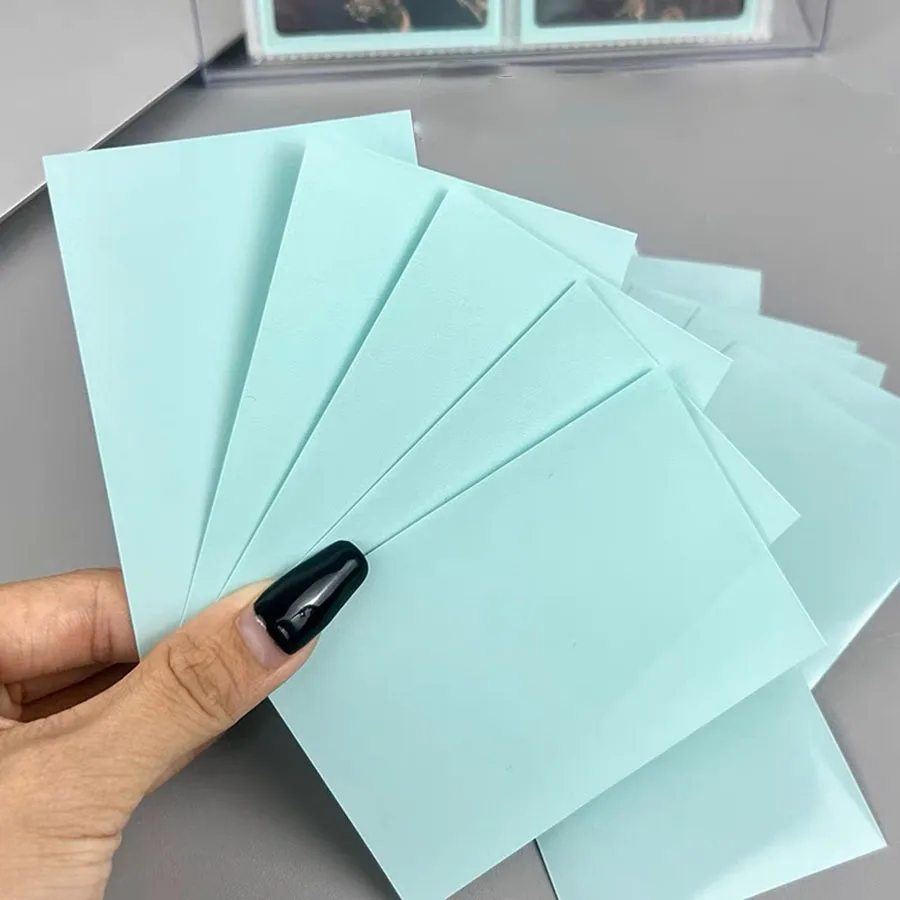 Sharkbang 50pcs/Lot Holo Card Sleeves 61x91mm 20C Macaron Color Kpop Holder For Postcards Films Game Cards Photocard Protector