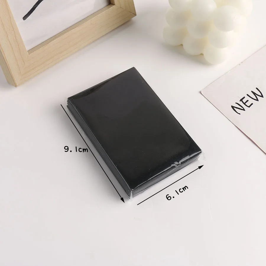 Sharkbang 50pcs/Lot Holo Card Sleeves 61x91mm 20C Macaron Color Kpop Holder For Postcards Films Game Cards Photocard Protector