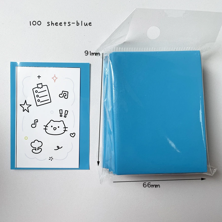 Sharkbang 50pcs/Lot Holo Card Sleeves 61x91mm 20C Macaron Color Kpop Holder For Postcards Films Game Cards Photocard Protector