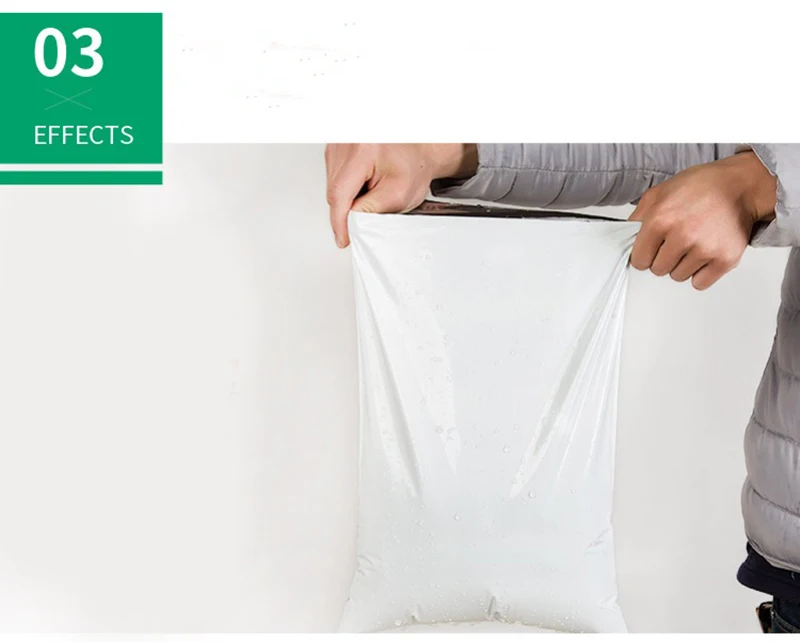 50Pcs/Lots Shipping Envelope Bags Plastic Express Envelope Storage Bags White Color Mailing Bags Self Adhesive Seal Storage Bag
