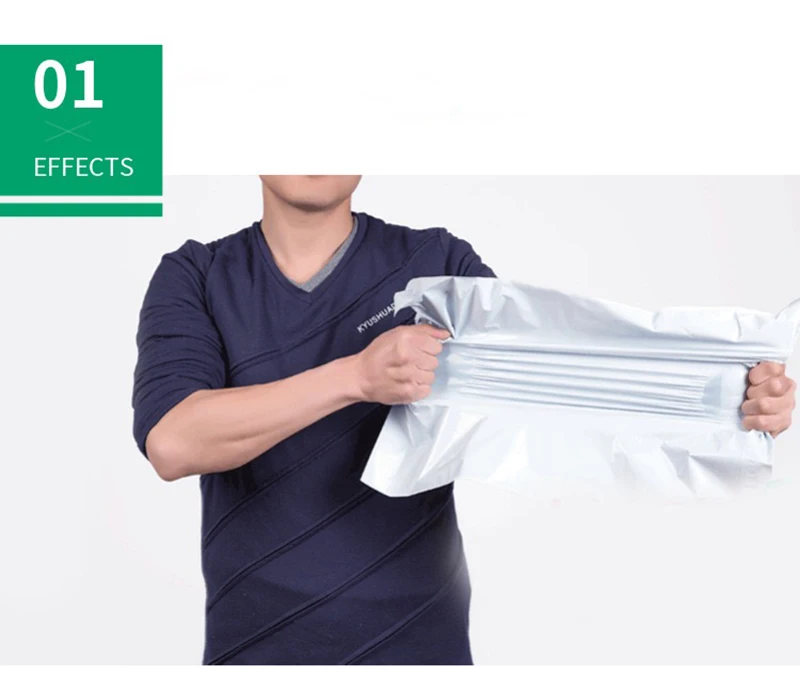50Pcs/Lots Shipping Envelope Bags Plastic Express Envelope Storage Bags White Color Mailing Bags Self Adhesive Seal Storage Bag
