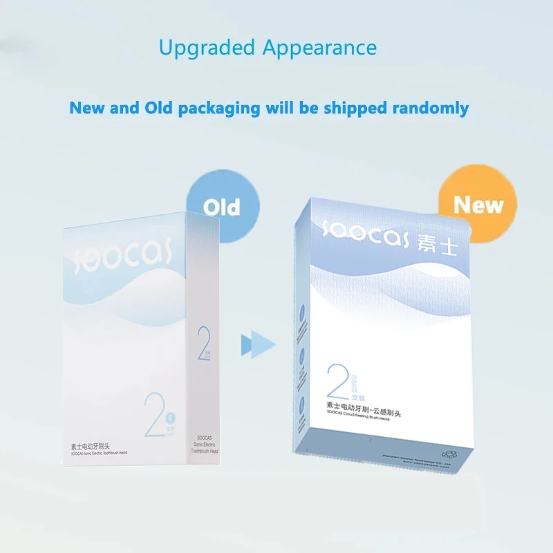 Original SOOCAS Sonic Electric Toothbrush Heads Replacement SOOCAS X1 X3 X3U X5 teeth brush replacement heads