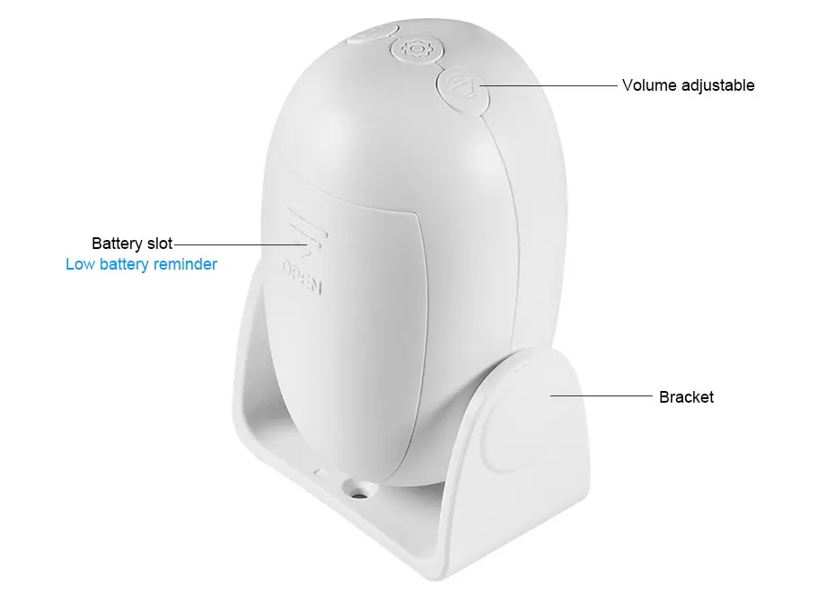 KERUI M120 Smart Motion Detector Alarm PIR Infrared Anti-Theft Burglar Welcome Chime Doorbell For Garage Shop Home Security