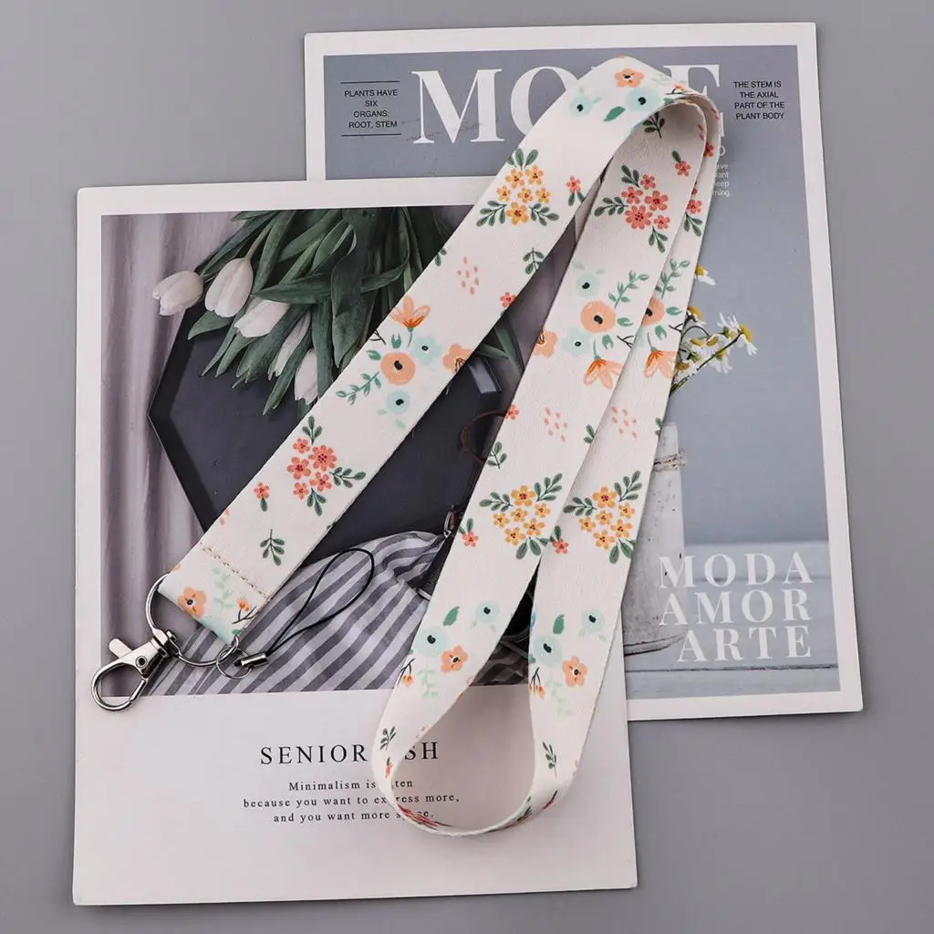 Lanyard for Key Neck Strap lanyard Card ID Badge Holder Key Chain Key Holder Keyring Accessories Holiday Women Gift