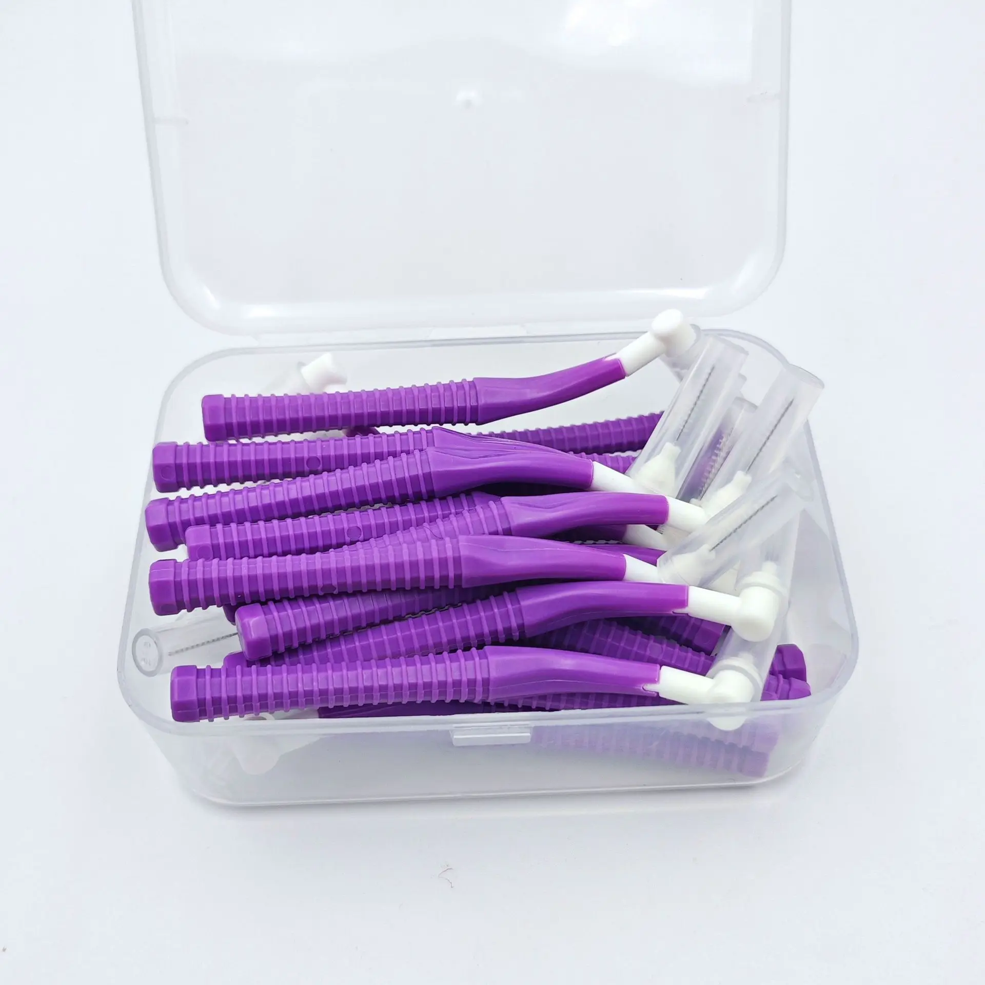 New 20Pcs Angle Interdental Brushes High-quality Plastics Safety Long-term Use Between TeethBraces Tooth Brush Cleaner