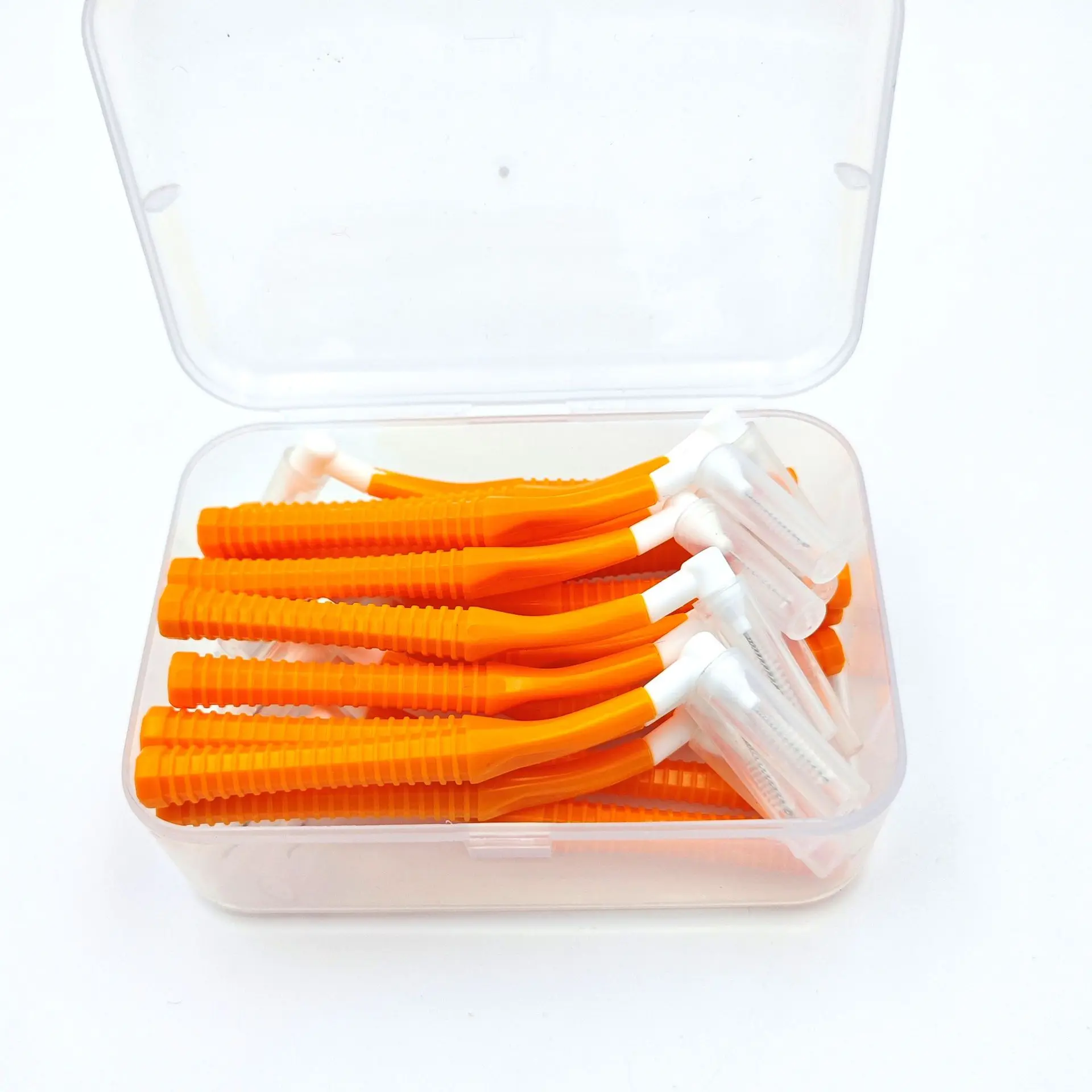 New 20Pcs Angle Interdental Brushes High-quality Plastics Safety Long-term Use Between TeethBraces Tooth Brush Cleaner