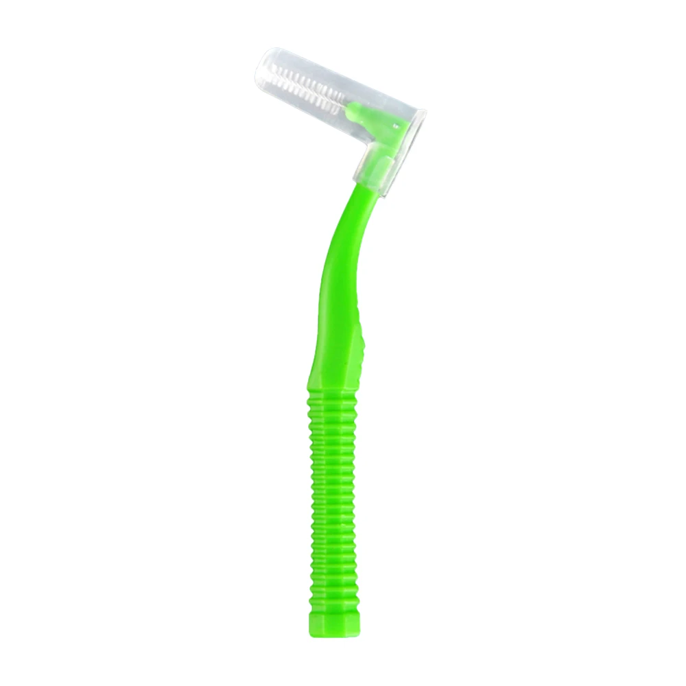 New 20Pcs Angle Interdental Brushes High-quality Plastics Safety Long-term Use Between TeethBraces Tooth Brush Cleaner