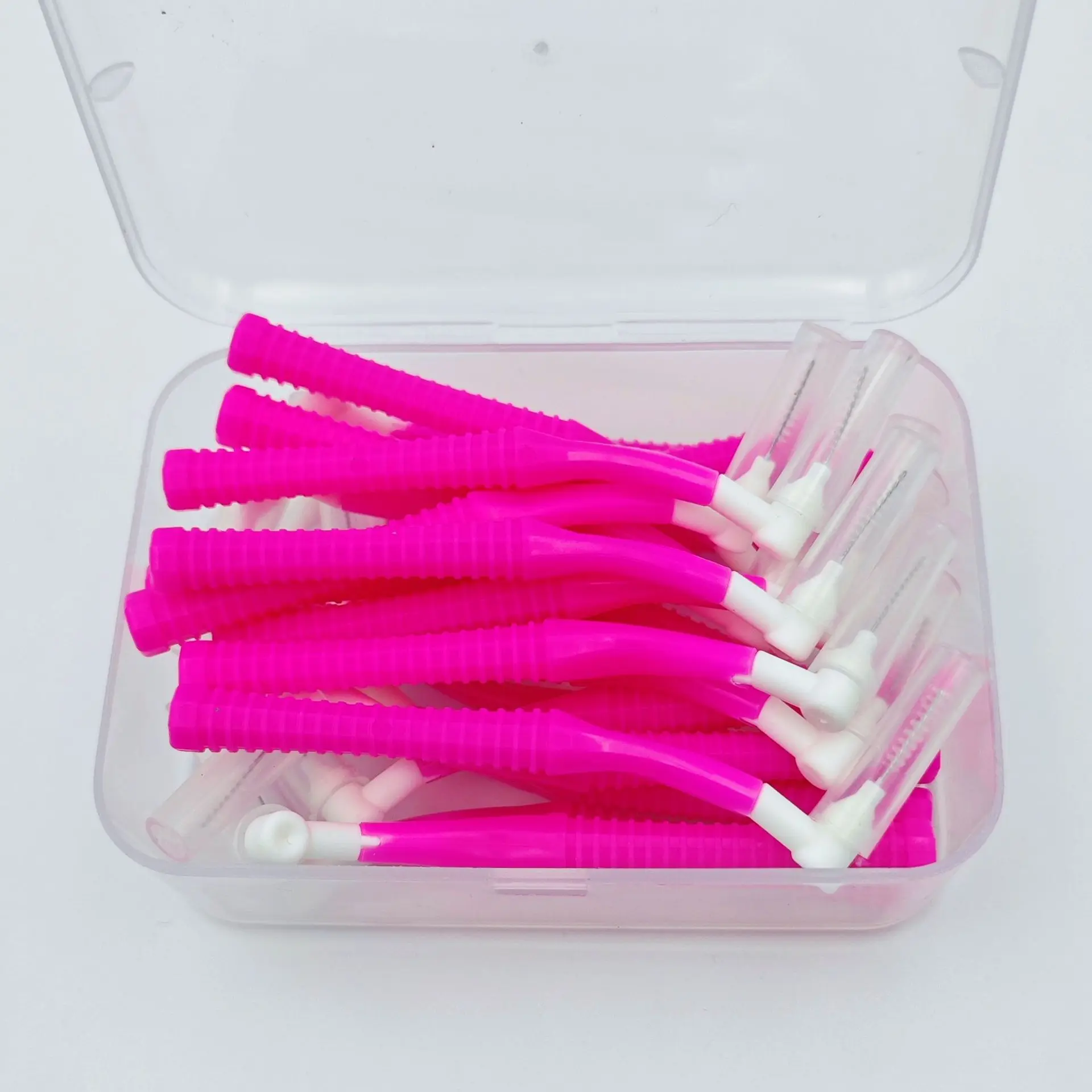 New 20Pcs Angle Interdental Brushes High-quality Plastics Safety Long-term Use Between TeethBraces Tooth Brush Cleaner