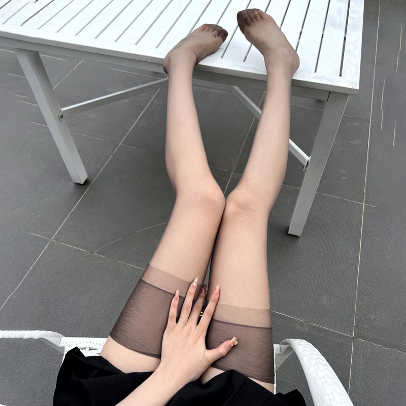 Multi-color See Through Stockings For Women 110 cm Length Anti Hook Thigh Stockings Non-elastic Long Hosiery For Garter Belt