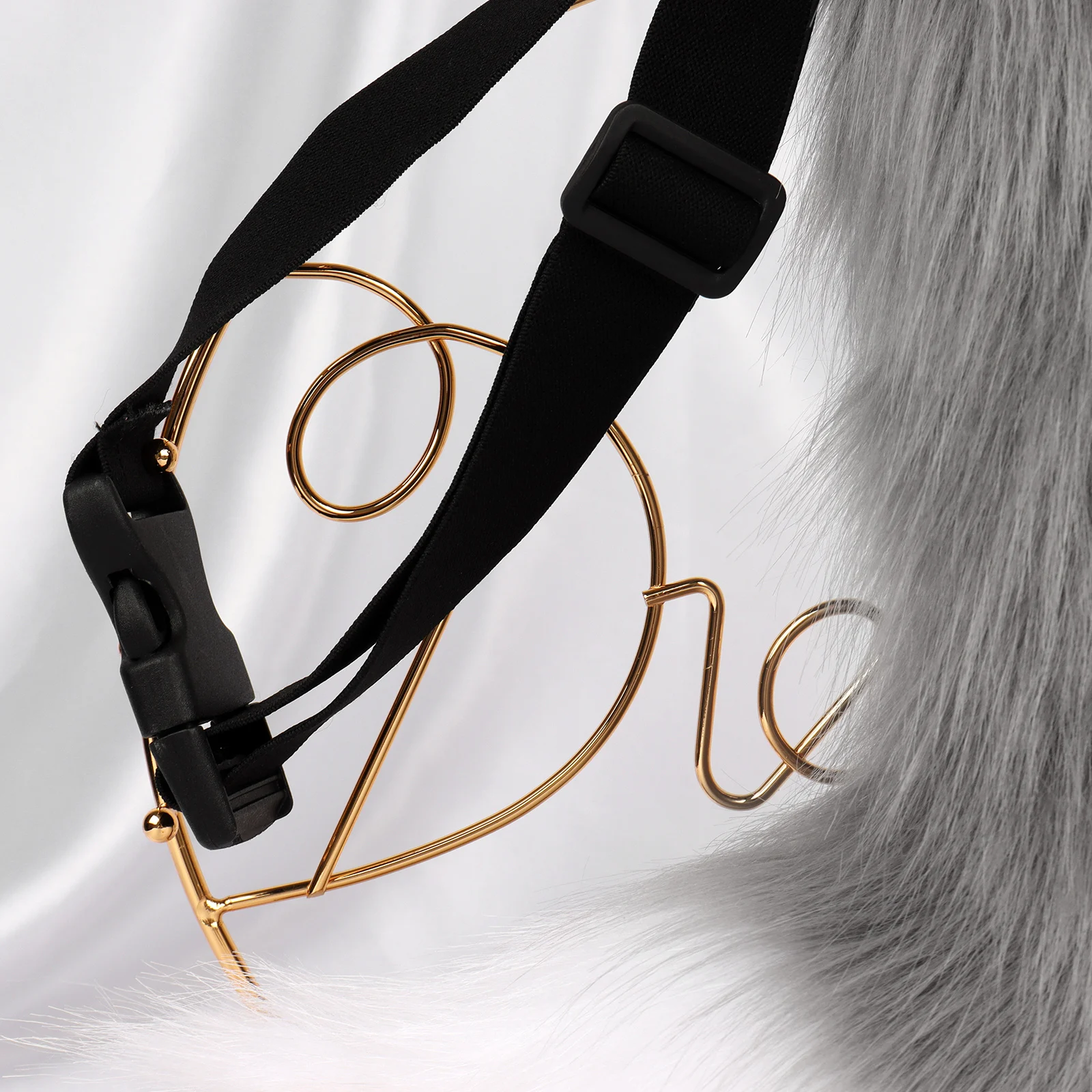 Simulation Fox Cat Tail Wolf Tail Cosplay Performance Props Anime Plush Beast Tail Halloween Jewelry Dress Up Props